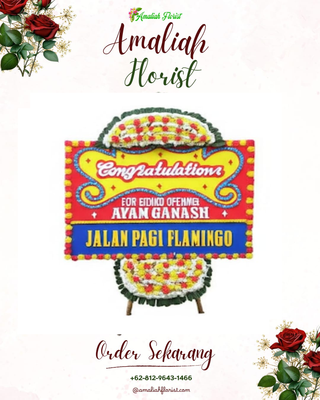 Sewa Papan Bunga Magersari